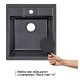 Lidz Кухонна мийка 460х515/200 BLM-14 (LIDZBLM14460515200)