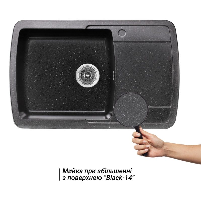 Lidz Кухонна мийка 770х490/200 BLM-14 (LIDZBLM14770490200)