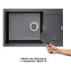 Lidz Кухонна мийка 781x510/200 BLM-14 (LIDZBLM14781510200)