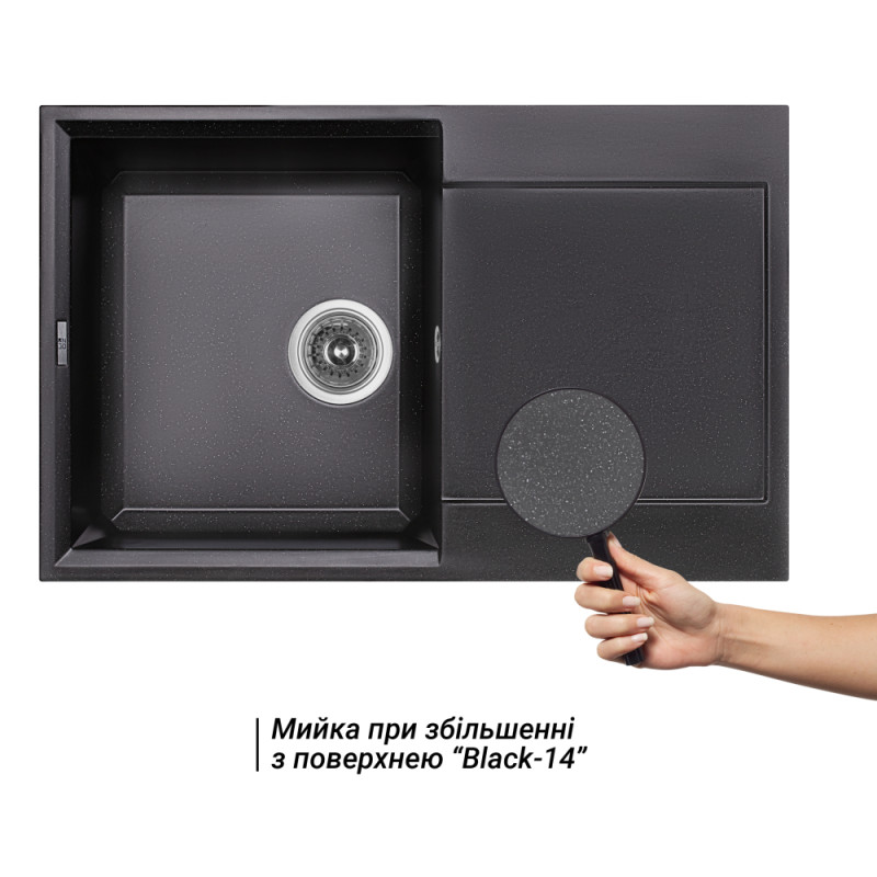Lidz Кухонна мийка 790x495/230 BLM-14 (LIDZBLM14790495230)