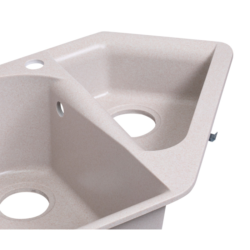 Lidz Кухонна мийка з додатковою чашею 1000x500/225 COL-06 (LIDZCOL061000500225)