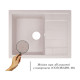 Lidz Кухонна мийка 650x500/200 COL-06 (LIDZCOL06650500200)