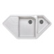Lidz Кухонна мийка з додатковою чашею 1000x500/225 GRA-09 (LIDZGRA091000500225)