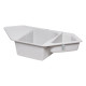 Lidz Кухонна мийка з додатковою чашею 1000x500/225 GRA-09 (LIDZGRA091000500225)