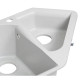Lidz Кухонна мийка з додатковою чашею 1000x500/225 GRA-09 (LIDZGRA091000500225)