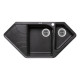 Lidz Кухонна мийка з додатковою чашею 1000x500/225 GRF-13 (LIDZGRF131000500225)