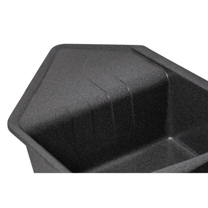 Lidz Кухонна мийка з додатковою чашею 1000x500/225 GRF-13 (LIDZGRF131000500225)