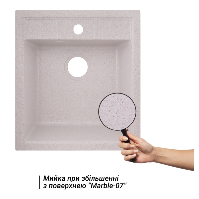 Lidz Кухонна мийка 460х515/200 MAR-07 (LIDZMAR07460515200)