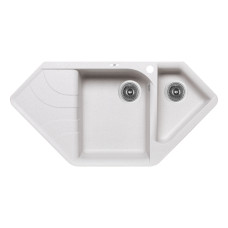 Lidz Кухонна мийка з додатковою чашею 1000x500/225 STO-10 (LIDZSTO101000500225)