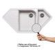 Lidz Кухонна мийка з додатковою чашею 1000x500/225 STO-10 (LIDZSTO101000500225)