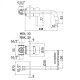 LIG007CR70 LIGHT Змішувач раковини, вилив 245 (248)мм, хром