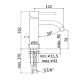LIG071CR LIGHT змішувач для раковини,chrome
