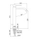 LIG081CR LIGHT Змішувач для раковини, хром