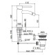 Paffoni Змішувач для біде Light LIG 135 NO (LIG135NO)