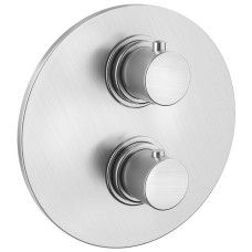 LIQ018ST LIGHT Змішувач для ванни термостатичний прихованого монтажу, нерж.сталь