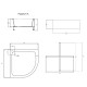 Lidz Душовий піддон KAPIELKA ST90x90x26