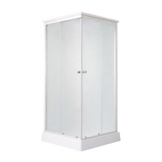 Душовий бокс Lidz Kubis SB90x90.SAT.LOW.FR, скло Frost 4 мм SD00055513