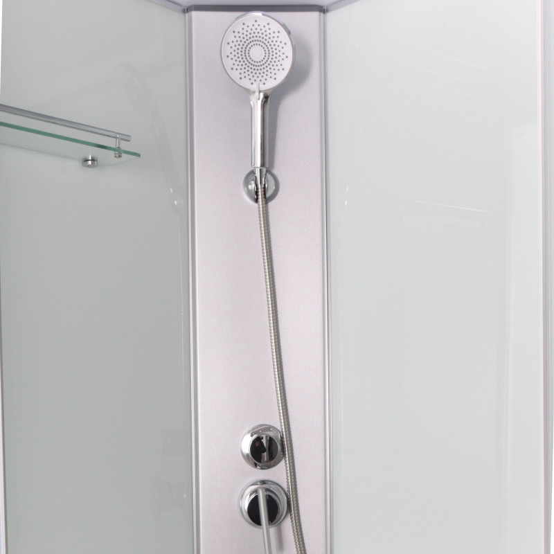 Душовий бокс Lidz Kubis SB90x90.SAT.LOW.FR, скло Frost 4 мм SD00055513
