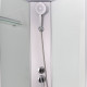Душовий бокс Lidz Kubis SB90x90.SAT.LOW.FR, скло Frost 4 мм SD00055513