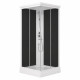 Душовий бокс Lidz Kubis SB90x90.SAT.LOW.GR, скло тоноване 4 мм SD00055514