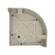 Lidz Душова кабіна Latwa SC80x80.SAT.LOW.FR, скло Frost 4 мм + Душовий піддон KAPIELKA ST80x80x15 (LLASC8080SLFSET)