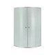 Lidz Душова кабіна Latwa SC80x80.SAT.LOW.FR, скло Frost 4 мм + Душовий піддон KAPIELKA ST80x80x15 (LLASC8080SLFSET)