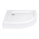 Lidz Душова кабіна Latwa SC90x90.SAT.LOW.FR, скло Frost 4 мм + Душовий піддон KAPIELKA ST90x90x15 (LLASC9090SLFSET)