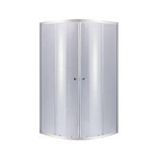 Lidz Душова кабіна Latwa SC80x80.SAT.LOW.GR, скло тоноване 4 мм без піддону (LLSC8080SATLOWGR2)