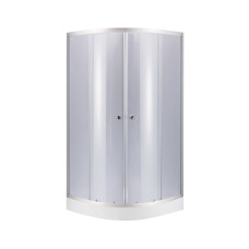 Lidz Набір Душова кабіна Latwa SC80x80.SAT.LOW.GR, скло тоноване 4 мм + піддон Kupala (LLSC8080SATLOWGR2SET)