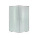 Lidz Душова кабіна Latwa SC90x90.SAT.HIGH.FR, скло Frost 4 мм без піддону (LLSC9090SATHIGHFR2)