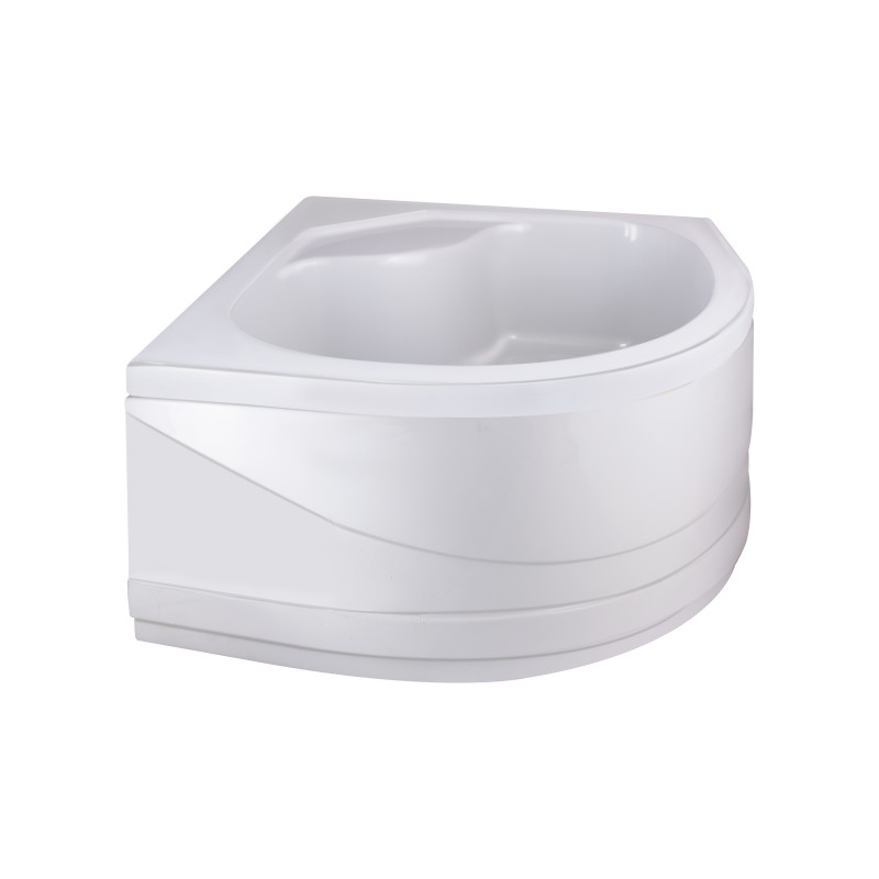 Lidz Душова кабіна Latwa SC90x90.SAT.HIGH.FR полукругла, скло Frost 4 мм + Душовий піддон KAPIELKA ST90x90x41, з панеллю (LLSC9090SATHIGHFR2SET)