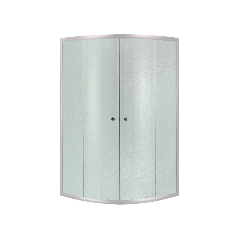 Lidz Душова кабіна Latwa SC90x90.SAT.HIGH.FR полукругла, скло Frost 4 мм + Душовий піддон KAPIELKA ST90x90x41, з панеллю (LLSC9090SATHIGHFR2SET)