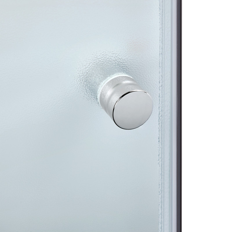 Lidz Душова кабіна Latwa SC90x90.SAT.HIGH.FR полукругла, скло Frost 4 мм + Душовий піддон KAPIELKA ST90x90x41, з панеллю (LLSC9090SATHIGHFR2SET)