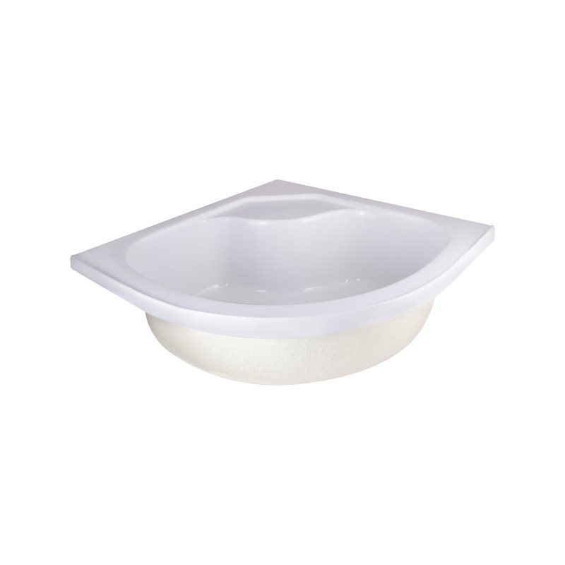 Lidz Душова кабіна Latwa SC90x90.SAT.HIGH.GR полукругла, скло тон 4 мм + Душовий піддон KAPIELKA ST90x90x41, з панеллю (LLSC9090SATHIGHGR2SET)