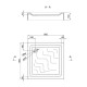 Lidz Душовий піддон Mazur ST800x800x160 (LMAST808016)