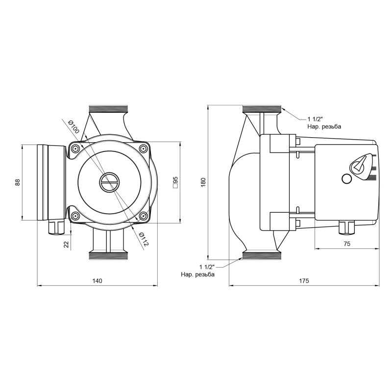 Насос циркуляційний Thermo Alliance LPS 25/80/180 SD00047130
