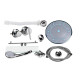 Lidz Душовий бокс Tani SB90x90.SAT.HIGH.FR, скло Frost 4 мм