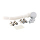 Lidz Душовий бокс Tani SB90x90.SAT.LOW.FR, скло Frost 4 мм