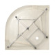 Lidz Душовий бокс Tani SB90x90.SAT.LOW.GR, скло тоноване 4 мм