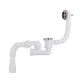 Lidz Сифон для ванни (WHI) 60 03 V002 00 з ревізією (вихід 50 мм)