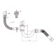 Lidz Сифон для ванни (WHI) 60 03 V001 00 прямоточний (вихід 50 мм)