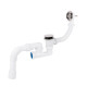 Lidz Сифон для ванни (WHI) 60 03 V002 02 з ревізією (вихід 50 мм)