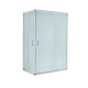 Lidz Душова кабіна Wawel SC100x80.SAT.LOW.FR, скло Frost 5 мм без піддону (LWASC10080SATLOWFR2)