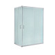 Lidz Душова кабіна Wawel SC120x80.SAT.LOW.FR, скло Frost 5 мм без піддону (LWASC12080SATLOWFR2)
