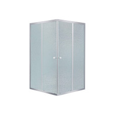 Lidz Душова кабіна Wawel SC80x80.SAT.LOW.FR, скло Frost 4 мм без піддону (LWASC8080SATLOWFR2)
