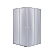 Lidz Душова кабіна Wawel SC80x80.SAT.LOW.GR, скло тоноване 4 мм без піддона