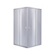 Lidz Душова кабіна Wawel SC80x80.SAT.LOW.GR, скло тоноване 4 мм без піддона