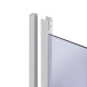 Lidz Душова кабіна Wawel SC80x80.SAT.LOW.GR, скло тоноване 4 мм без піддона