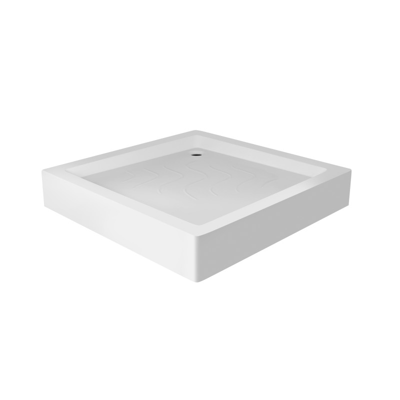 Lidz Набір душова кабіна Wawel SC90x90.SAT.LOW.GR, скло тоноване 4 мм + піддон Mazur