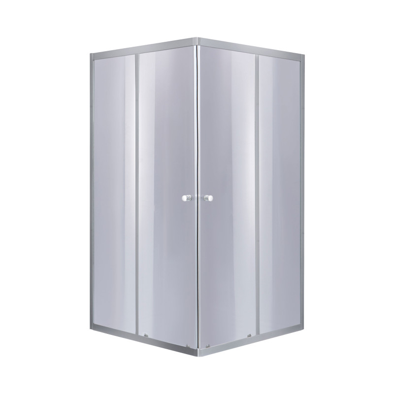 Lidz Душова кабіна Wawel SC90x90.SAT.LOW.GR, скло тон. 4 мм + Душовий піддон KAPIELKA ST90x90х14